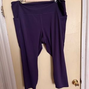 Old Navy Active Purple Elevate Leggings 2XL Ankle Length